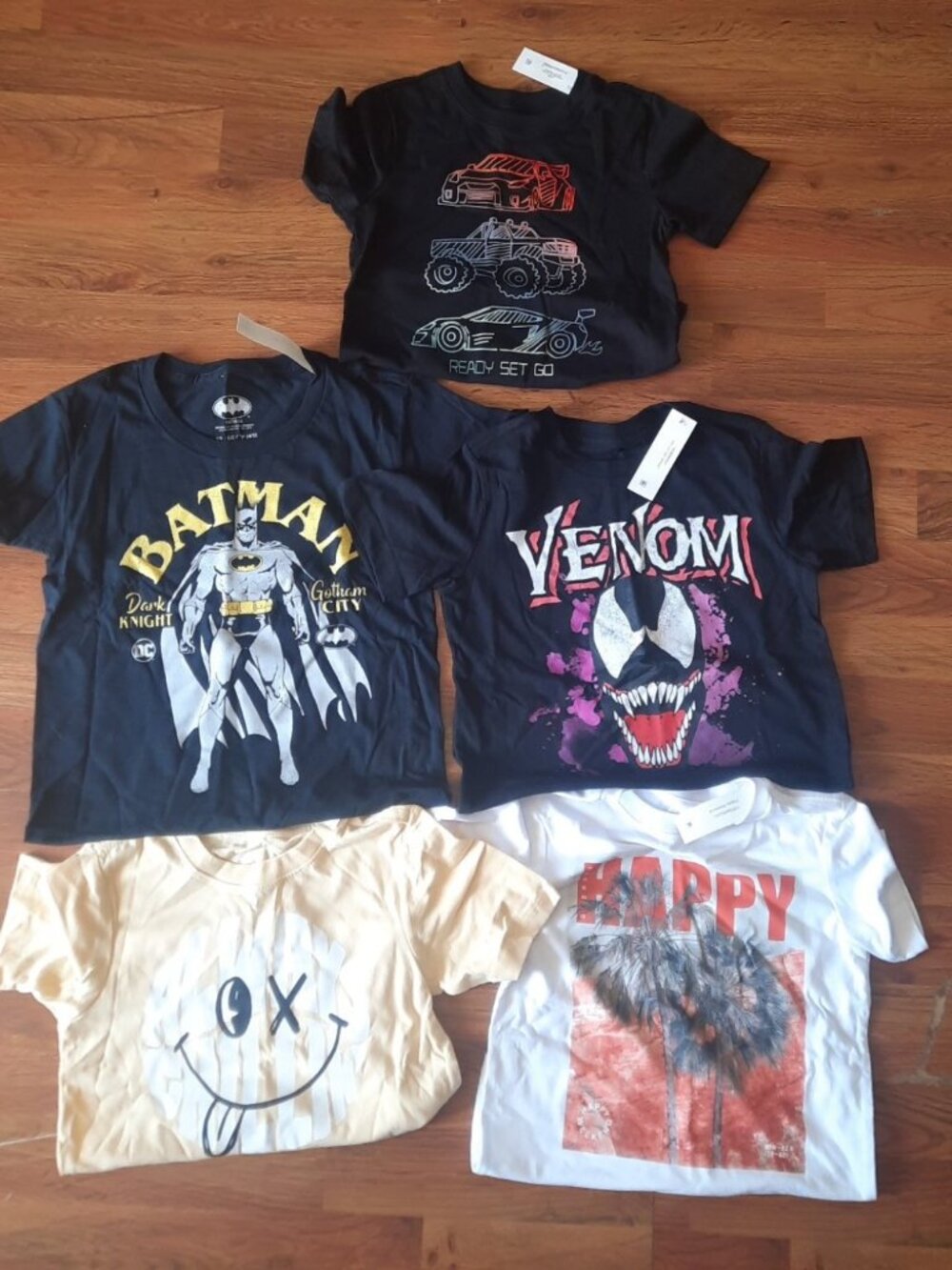 Boys size 4-5 t shirts